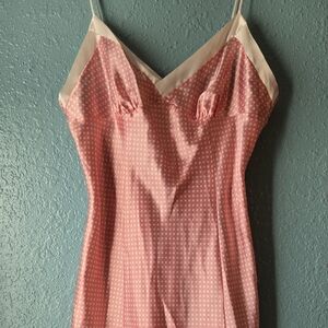 Vintage Victoria's  Secret, Womens L, nighty, Slip dress, girly, pink polkadots